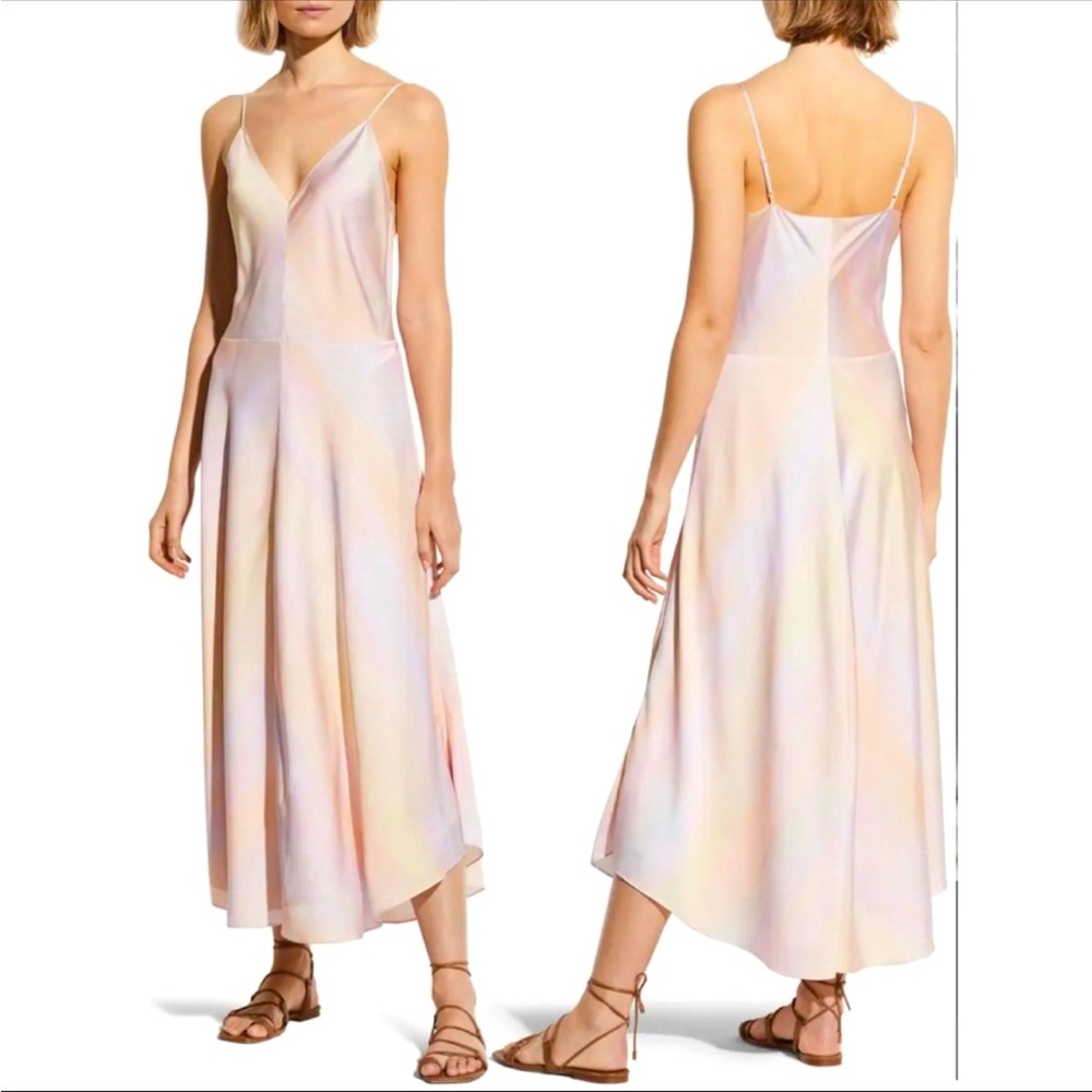 Vince Rainbow Wash Slip Dress Sz XL NWOT